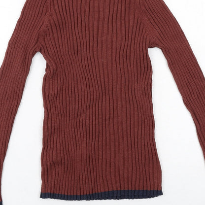 Womens UK Size 12 NEXT Brown Pullover Jumper