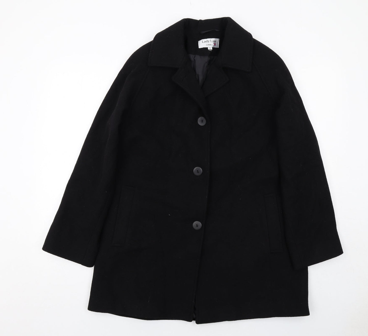 Womens UK Size 10 Lady Line Black Jacket