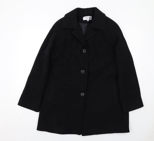 Womens UK Size 10 Lady Line Black Jacket