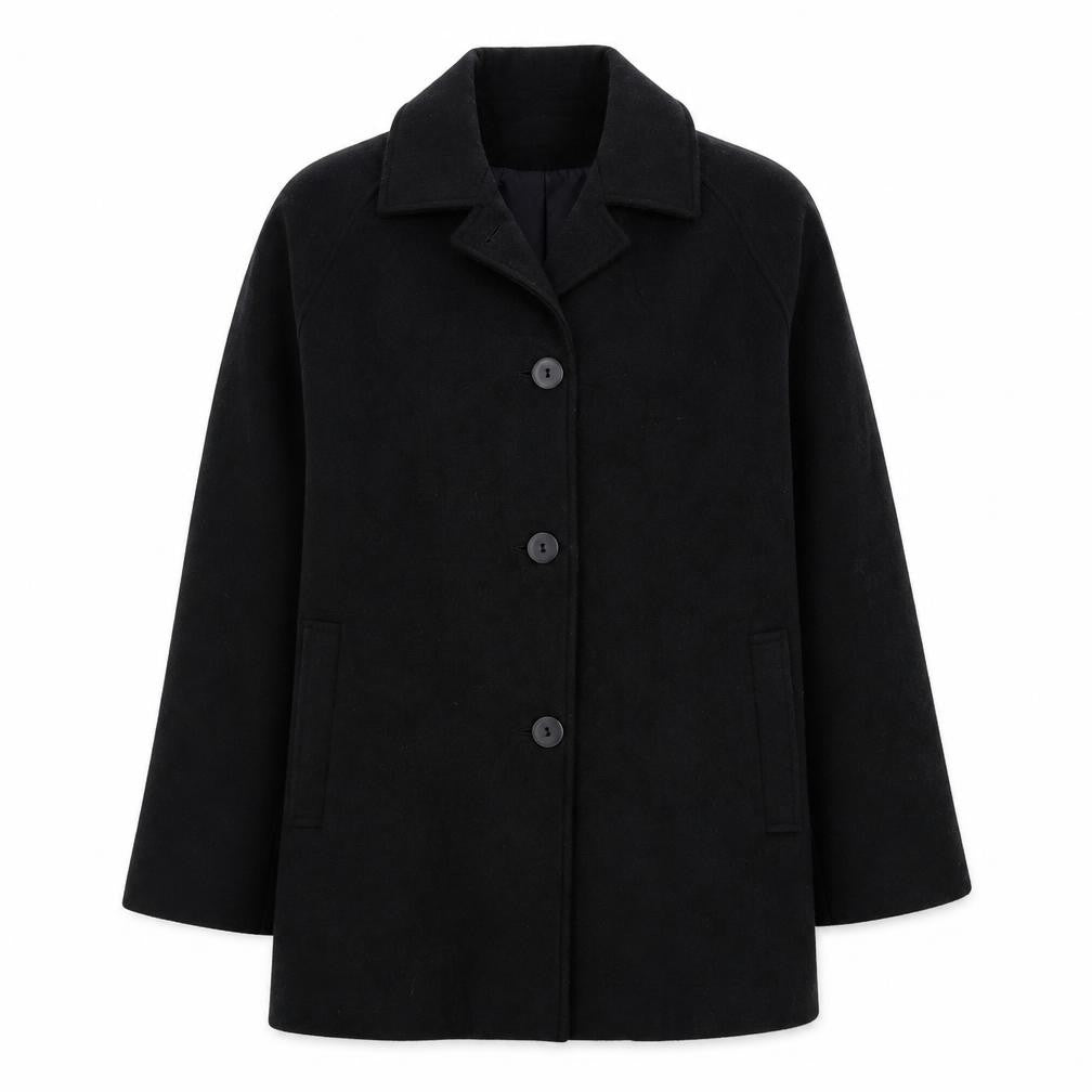 Womens UK Size 10 Lady Line Black Jacket