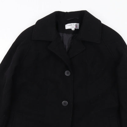Womens UK Size 10 Lady Line Black Jacket