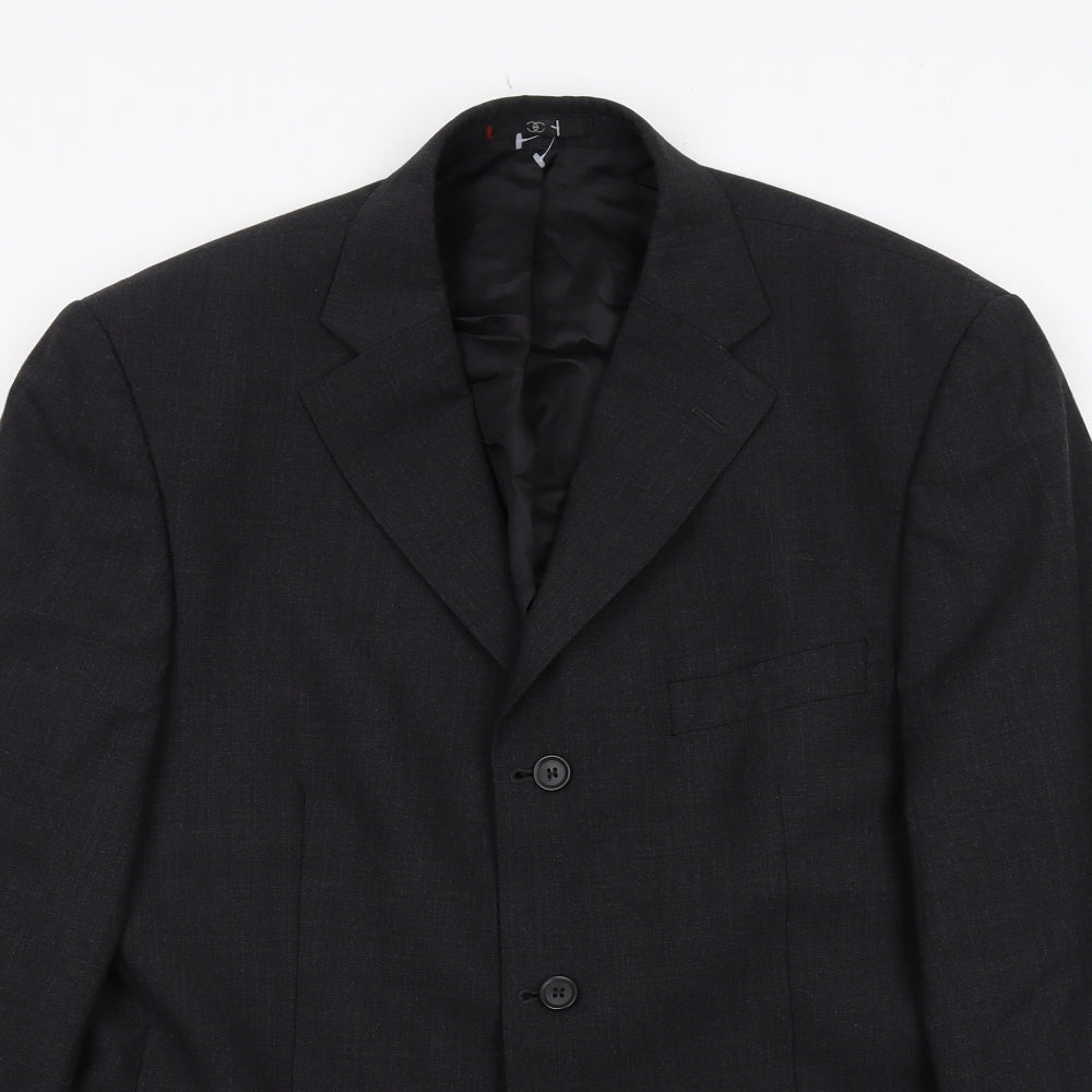 Mens UK Size 40 Ciro Citterio Regular Grey Suit Jacket