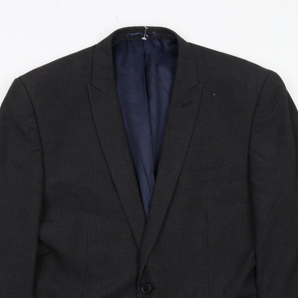 Mens UK Size 42 NEXT Regular Grey Suit Jacket