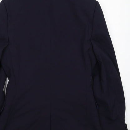 ASOS Mens Blue Polyester Jacket Suit Jacket Size 36 Regular