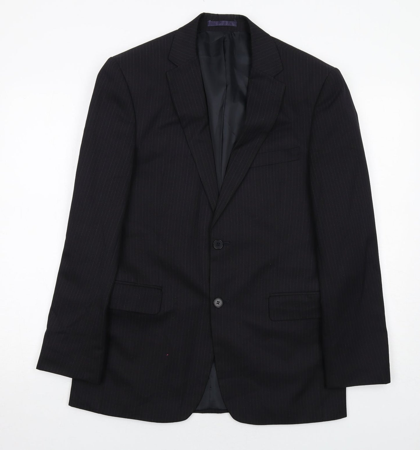 Mens UK Size 38 Karl Jackson Regular Black Suit Jacket