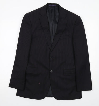 Mens UK Size 38 Karl Jackson Regular Black Suit Jacket