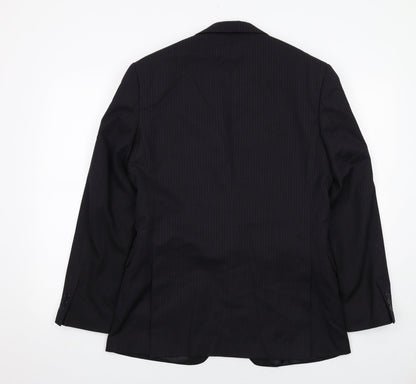 Mens UK Size 38 Karl Jackson Regular Black Suit Jacket