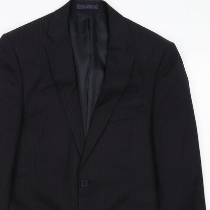 Mens UK Size 38 Karl Jackson Regular Black Suit Jacket