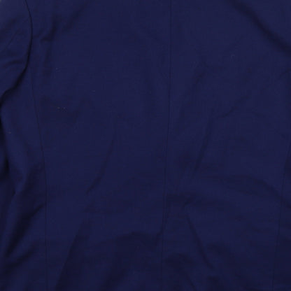 Mens UK Size 40 Marks and Spencer Regular Blue Suit Jacket
