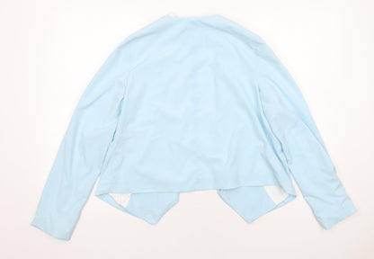 Womens UK Size 10 Dorothy Perkins Blue Kimono Coat