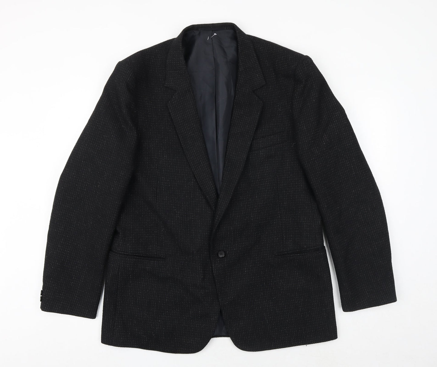 Mens UK Size 42 The Burton Collection Regular Black Suit Jacket