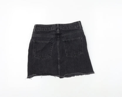 Womens UK Size 6 Topshop A-Line Denim Skirt