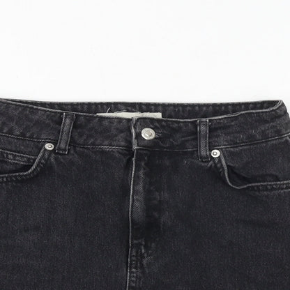Womens UK Size 6 Topshop A-Line Denim Skirt