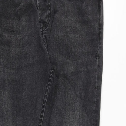 Mens UK Size 30 in Topman Regular Fit Tapered Grey Jeans