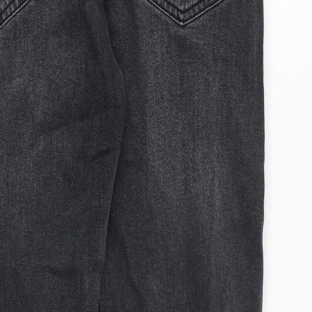 Mens UK Size 30 in Topman Regular Fit Tapered Grey Jeans
