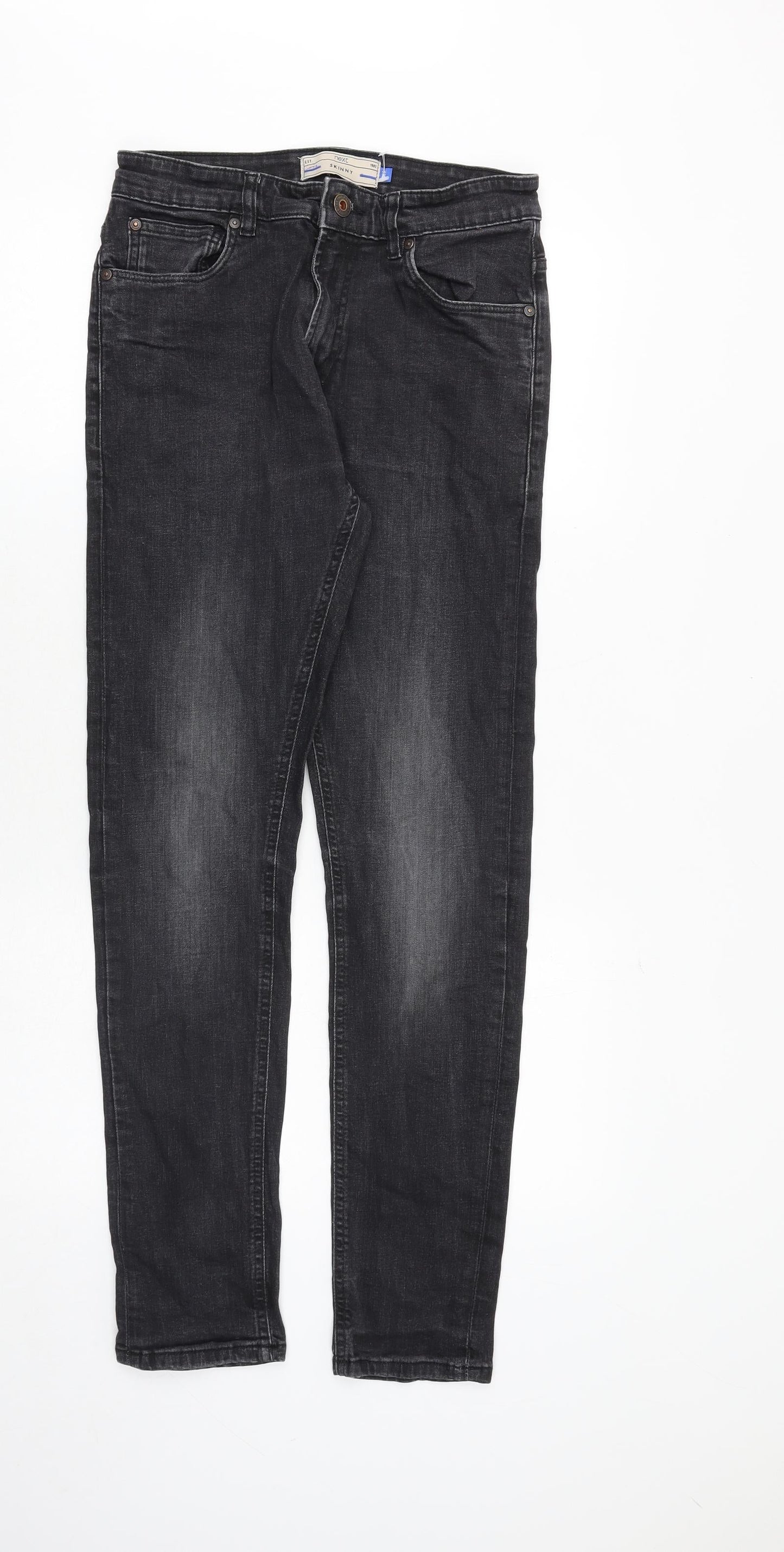 Mens UK Size 32 in NEXT Slim Fit Skinny Grey Jeans