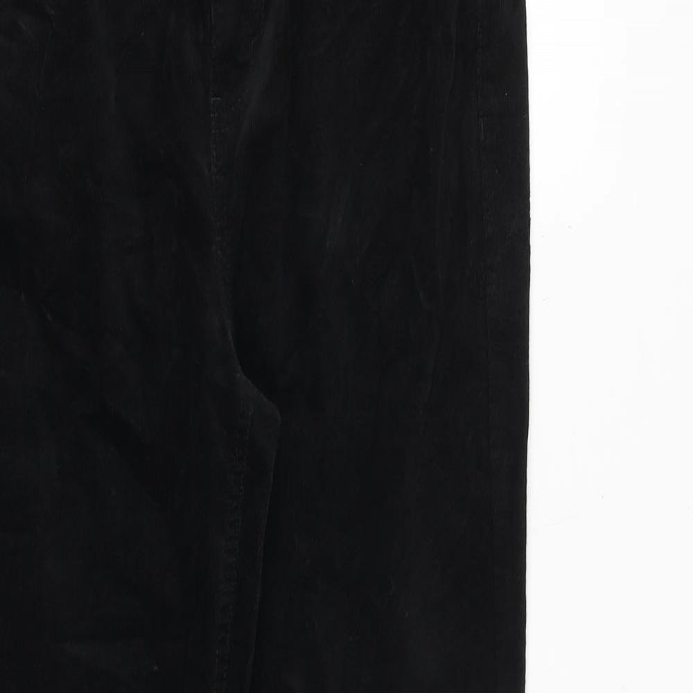 Womens UK Size 32 in Marks and Spencer Regular Fit  Black Trousers