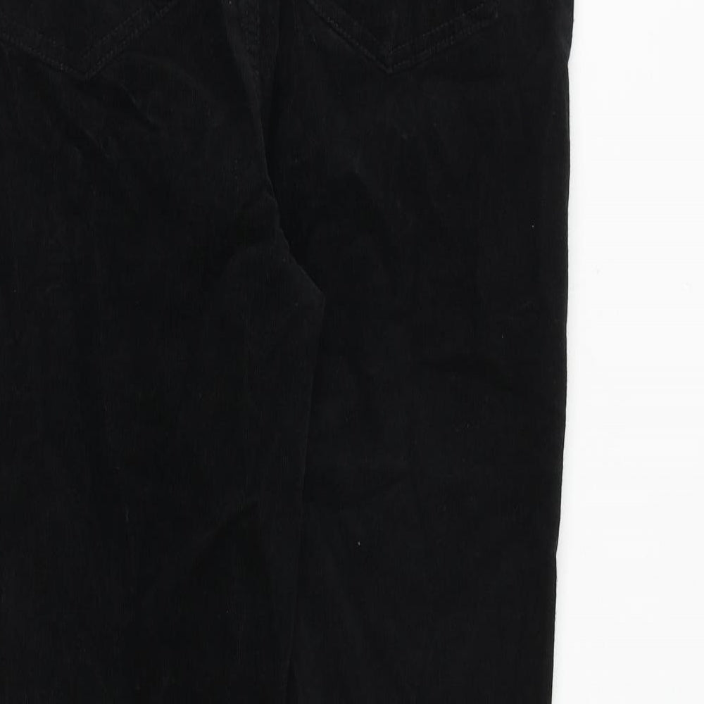 Womens UK Size 32 in Marks and Spencer Regular Fit  Black Trousers
