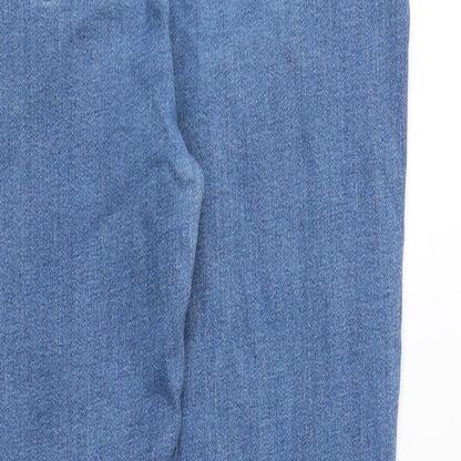 Womens UK Size 12 Momokrom Regular Fit Skinny Blue Jeans