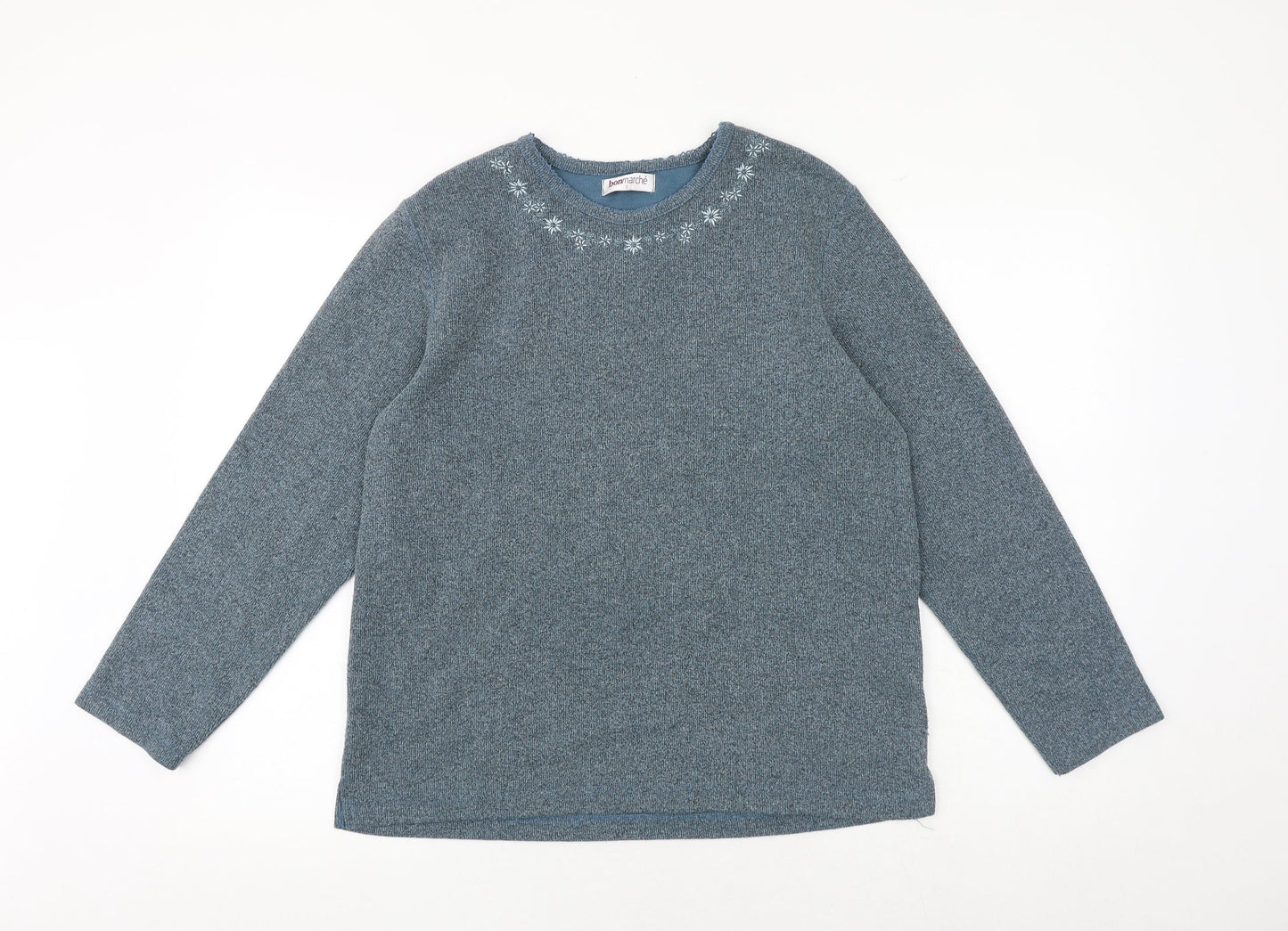 Womens UK Size S Bonmarché Blue Pullover Jumper