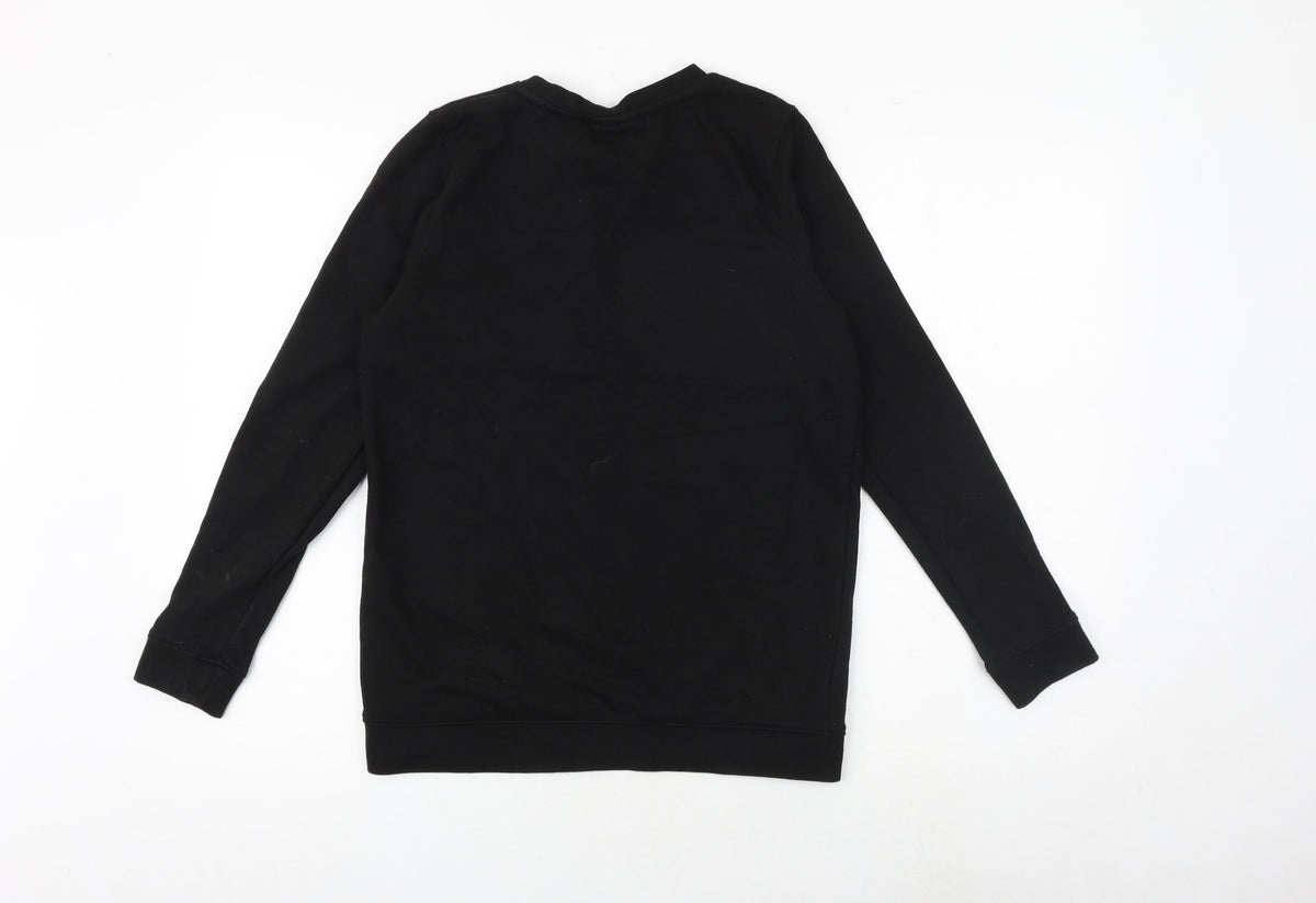 Fortnite Boys Black Cotton Pullover Sweatshirt Size L Pullover