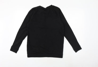 Fortnite Boys Black Cotton Pullover Sweatshirt Size L Pullover