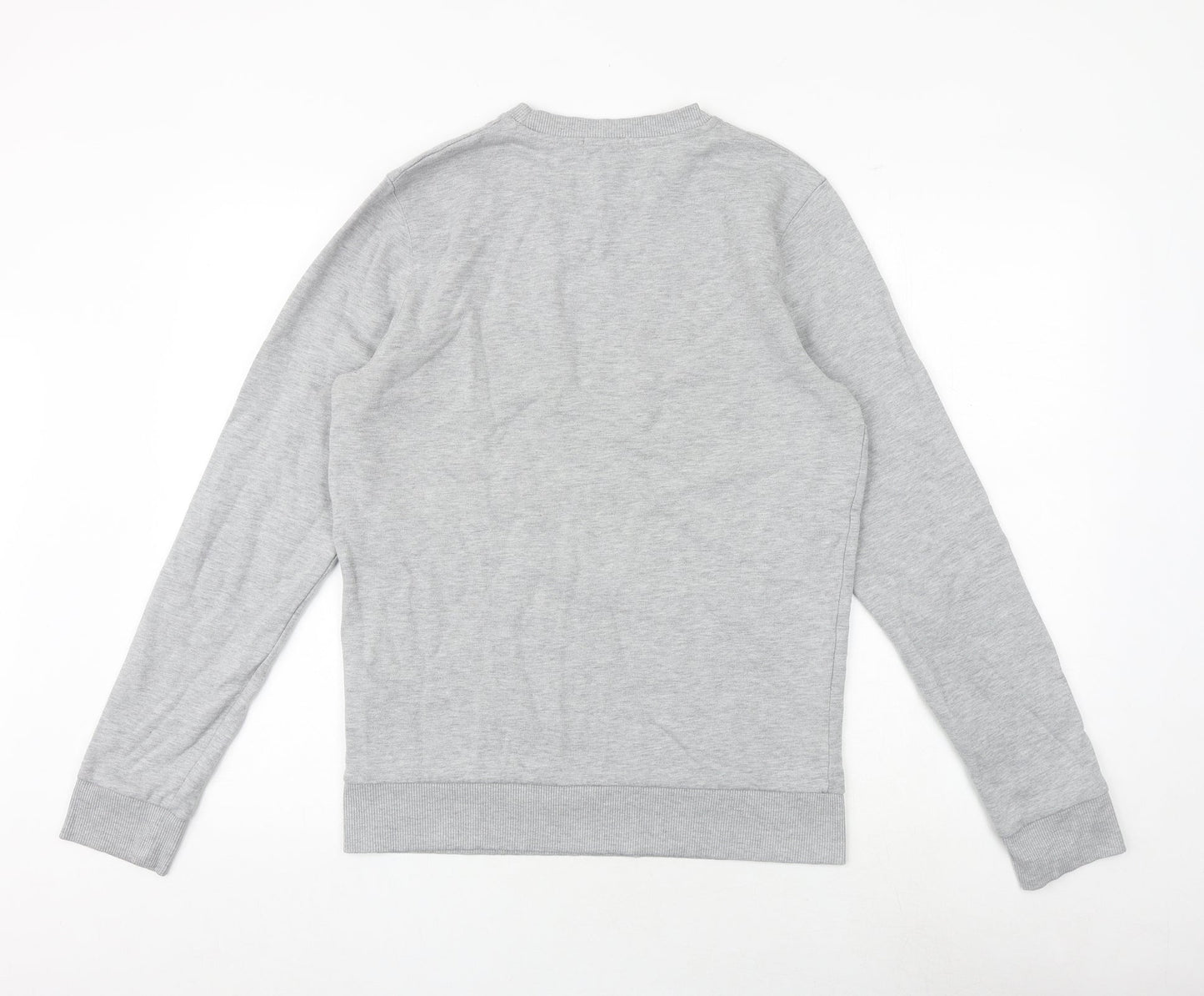 Topman Mens Grey Polyester Pullover Sweatshirt Size M