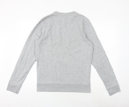 Topman Mens Grey Polyester Pullover Sweatshirt Size M