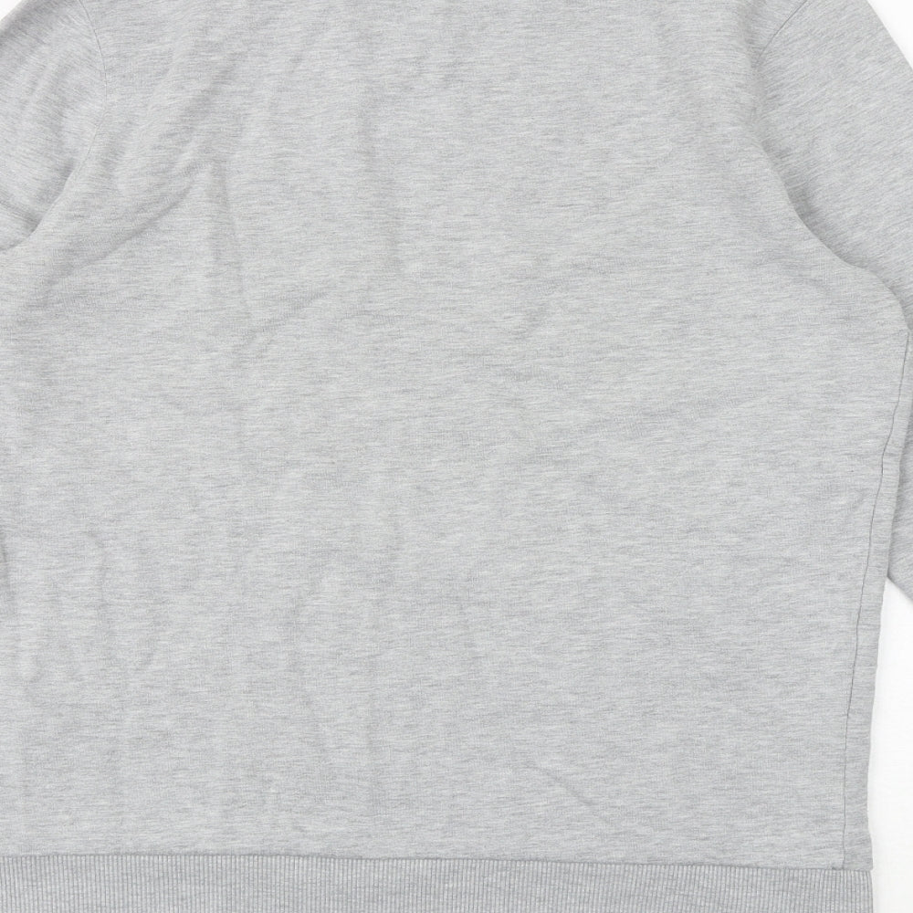 Topman Mens Grey Polyester Pullover Sweatshirt Size M