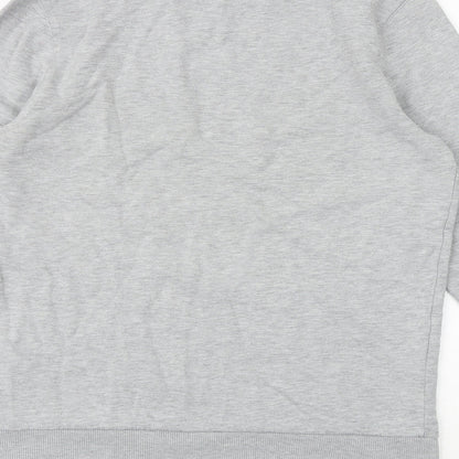 Topman Mens Grey Polyester Pullover Sweatshirt Size M