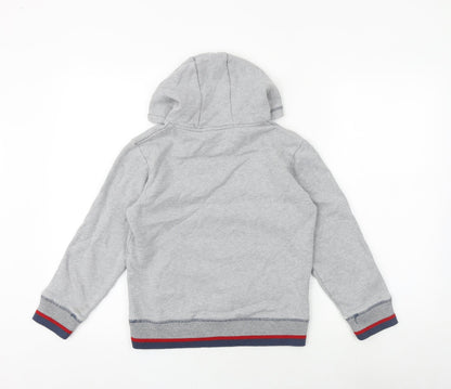adams boys Boys Grey Cotton Pullover Hoodie Size 10 Years Pullover - Track Legend