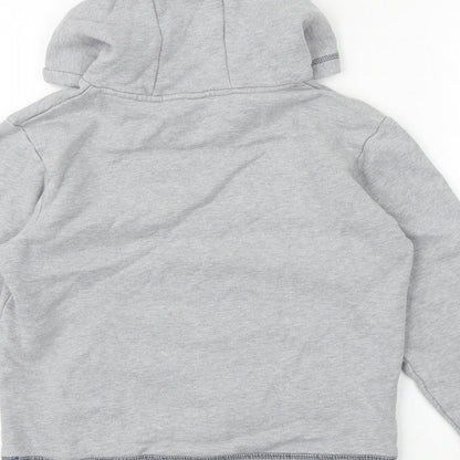 adams boys Boys Grey Cotton Pullover Hoodie Size 10 Years Pullover - Track Legend