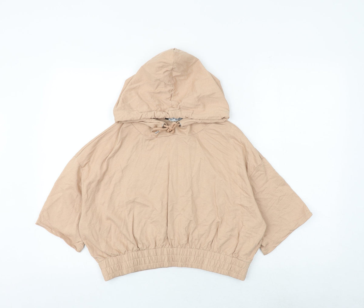 Select Womens Brown Cotton Pullover Hoodie Size L Pullover