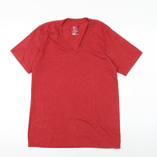 Womens UK Size XS Gap Red Basic T-Shirt