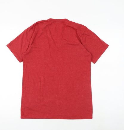 Womens UK Size XS Gap Red Basic T-Shirt