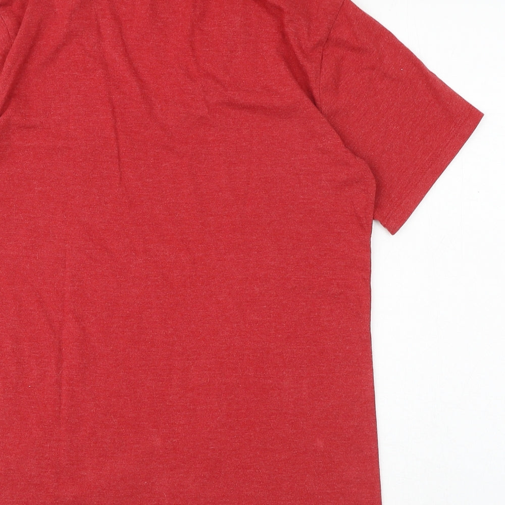 Womens UK Size XS Gap Red Basic T-Shirt