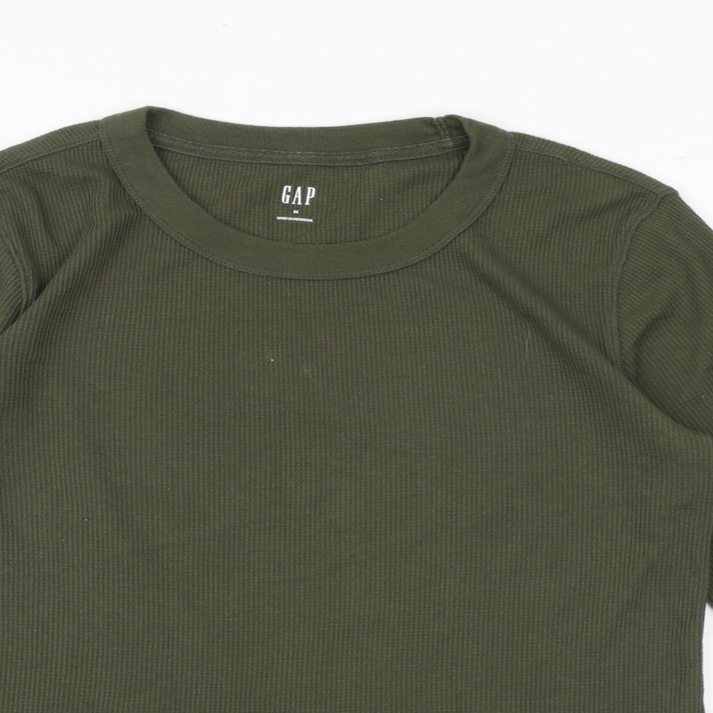 Mens UK Size M Gap Green Pullover Sweatshirt