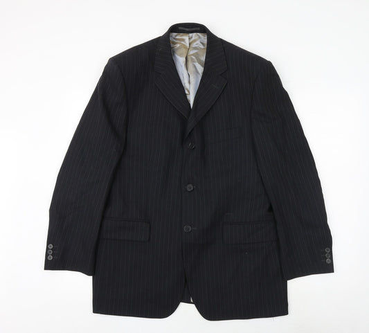 Mens UK Size 40 Burton Regular Blue Suit Jacket
