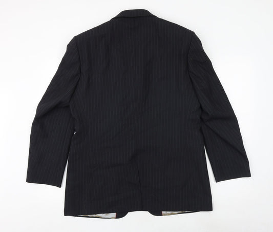Mens UK Size 40 Burton Regular Blue Suit Jacket