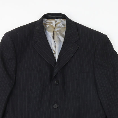 Mens UK Size 40 Burton Regular Blue Suit Jacket