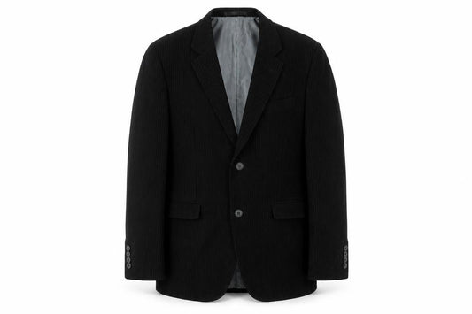 Mens UK Size 38 Avenue Regular Black Suit Jacket