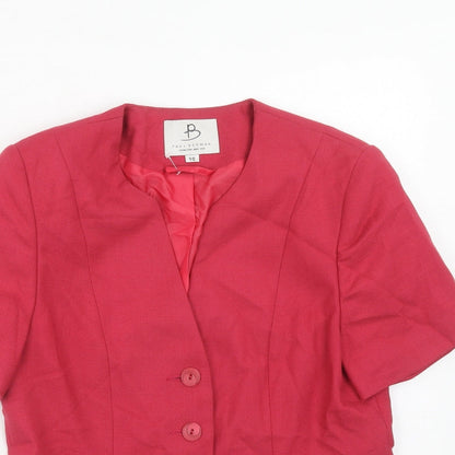 Womens UK Size 10 Paul Berman Pink Jacket