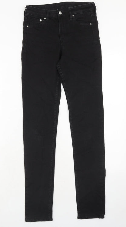 Womens UK Size 26 in H&M Regular Fit Skinny Black Jeans