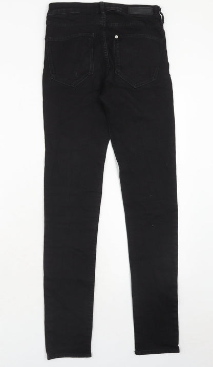 Womens UK Size 26 in H&M Regular Fit Skinny Black Jeans
