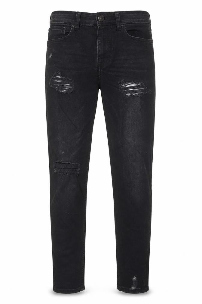 Mens UK Size 30 in New Look Regular Fit Skinny Black Jeans