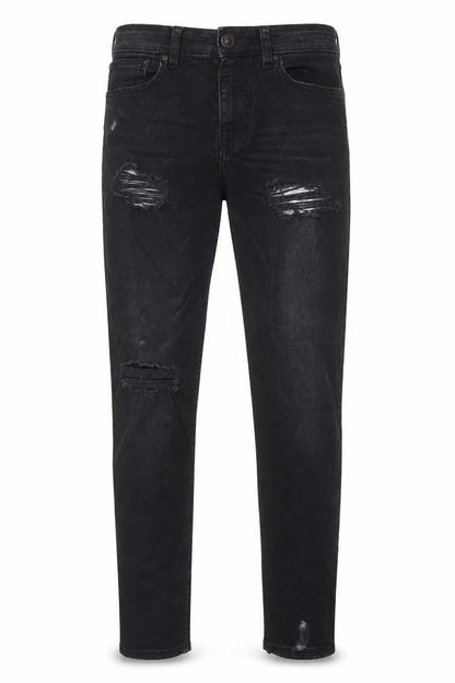Mens UK Size 30 in New Look Regular Fit Skinny Black Jeans