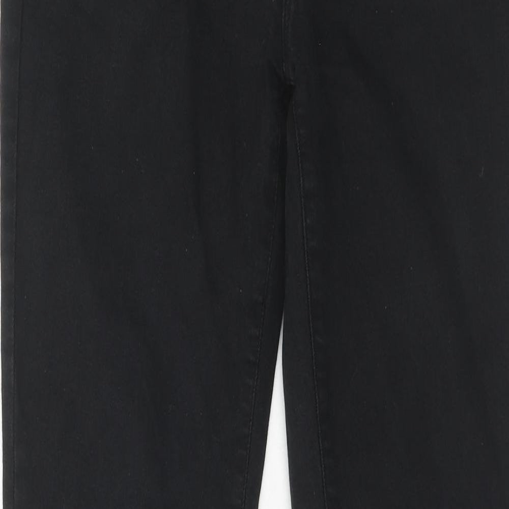 Zara Womens Blue Cotton Skinny Jeans Size 10 Regular Zip