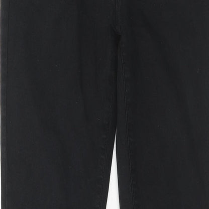 Zara Womens Blue Cotton Skinny Jeans Size 10 Regular Zip