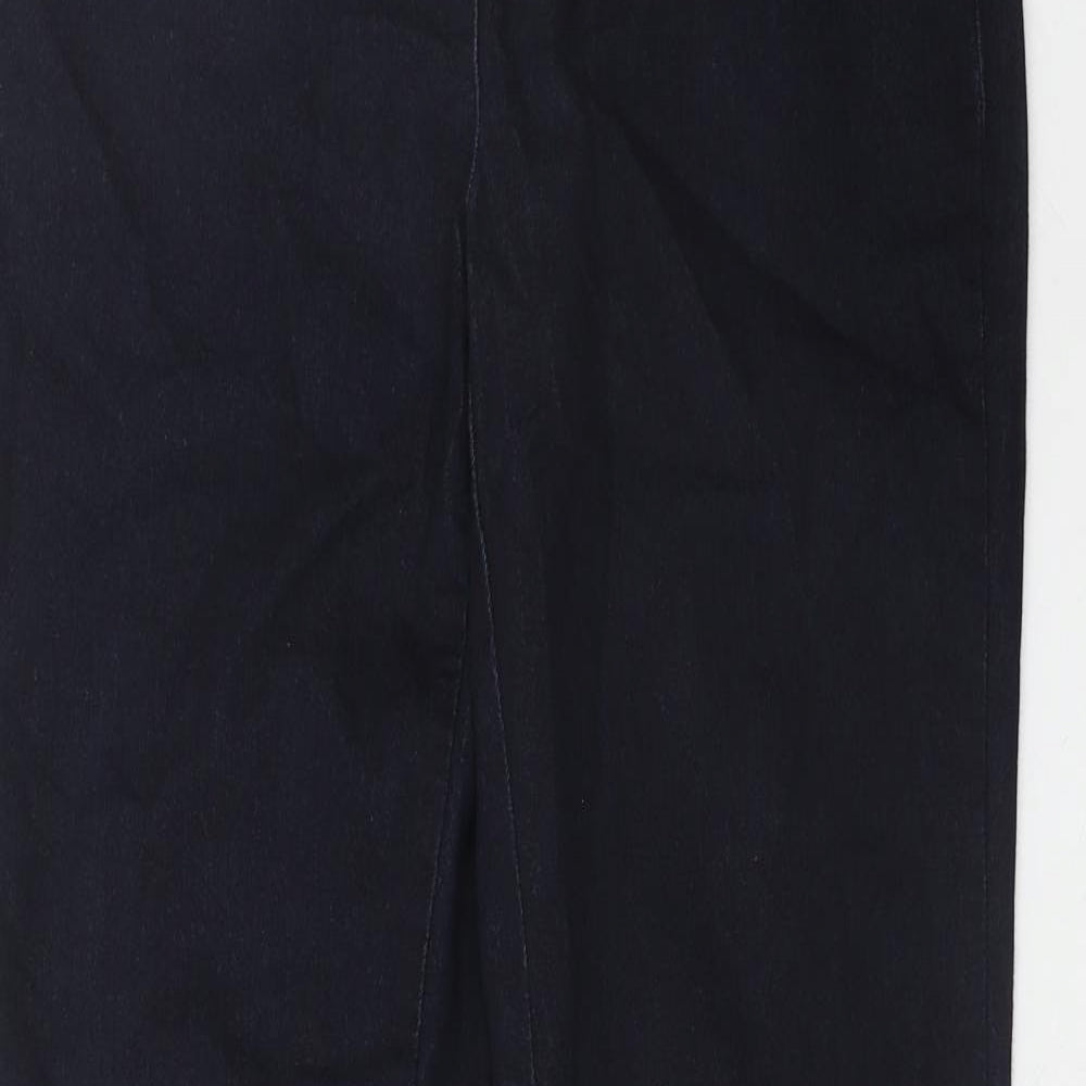 Together Womens Blue Cotton Skinny Jeans Size XS Regular Zip