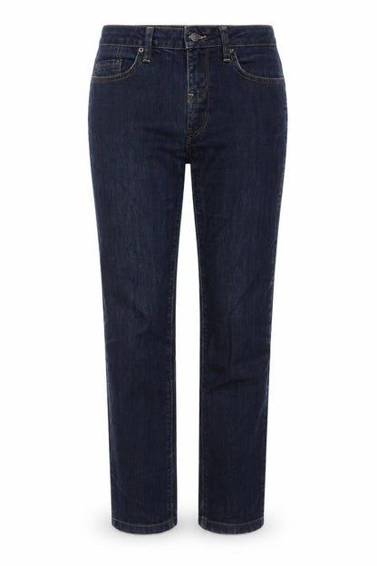 Only Womens Blue Cotton Straight Jeans Size 30 in L29 in Regular Button
